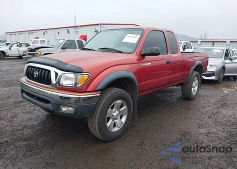 2003 Toyota Tacoma z USA, uszkodzony, nr VIN 5TEWM72N53Z177342